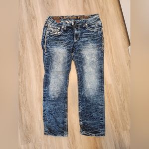 Mens Rock Revival Jeans